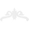 Ekena Millwork Pitch Florence Architectural Grade PVC Gable Pediment, 36"W x 18"H x 1"P (12/12) GPP036X018X100FLO - alternate 4